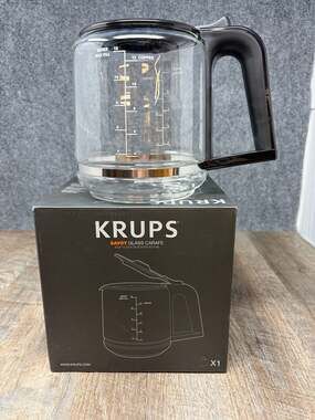 NEW Krups Savoy 12 Cup Coffee Carafe XB112050 Replacement EC3110 3120 3130 2140